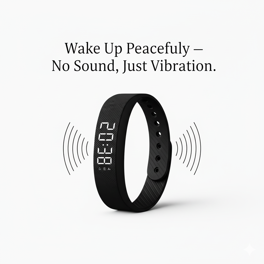 WakeZen Silent Alarm Wristband